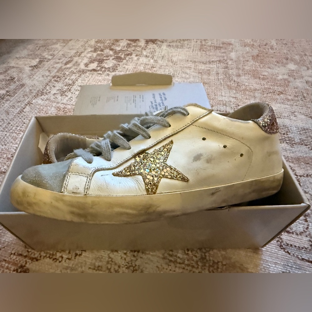 Superstar with Glitter star and heel